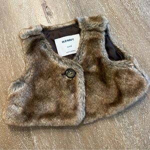 Faux Fur Baby Vest